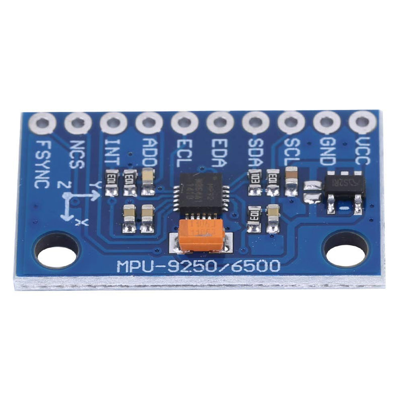 Nikou MPU-9250 Gyroscope Module, 9-Axis 16-Bit Gyroscope Acceleration Magnetic Sensor 3~5V Accelerometer Module