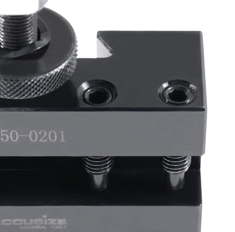 Accusize Industrial Tools Bxa Turning and Facing Holder, Working with 5/8 inch Turning Tools, Quick Change Tool Holder, Style 1, 0250-0201 BXA, 5/8"