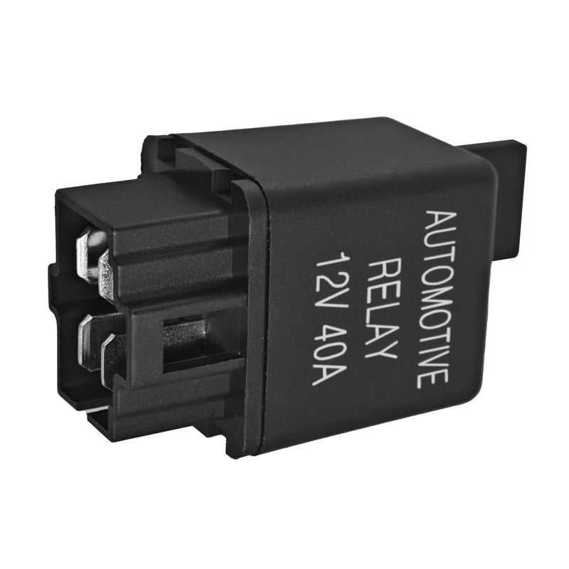 FLS821 Relay 12V 40A (Pack of 2) - Universal SPST 4-Pin Heavy Duty Automotive Relay