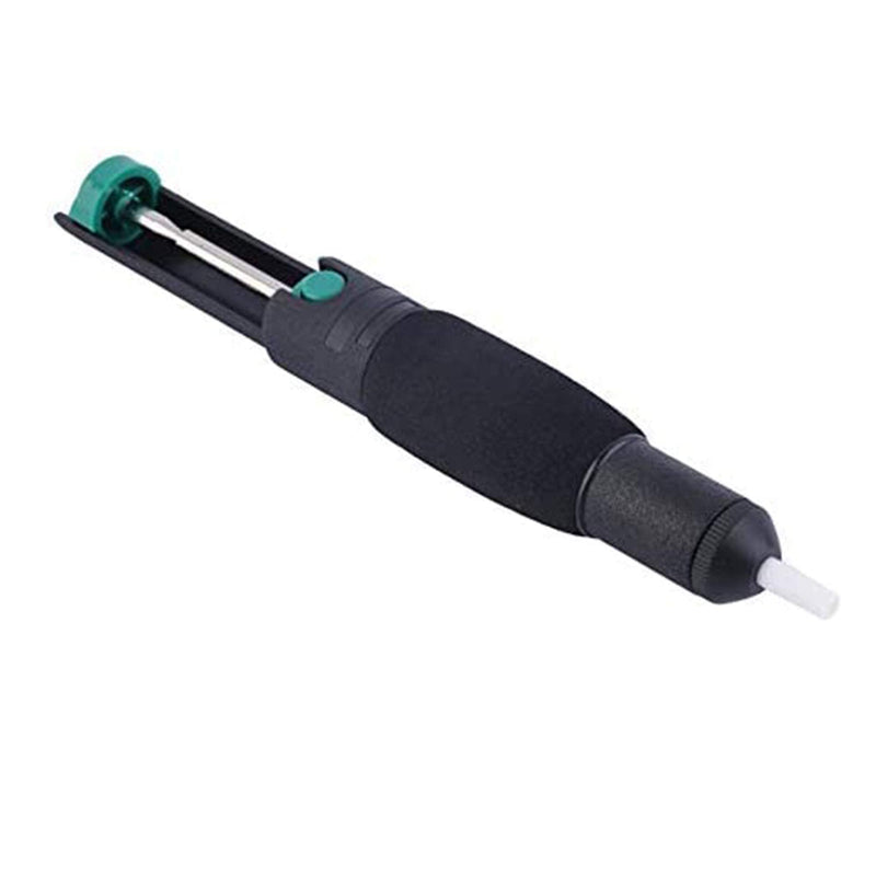Snowtain desoldering pump set, 1 desoldering pump 2 desoldering wire, desoldering pump and solder wick kit, solder suction vacuum pump solder removal tool for removing solder desoldering suction pump high absorbency