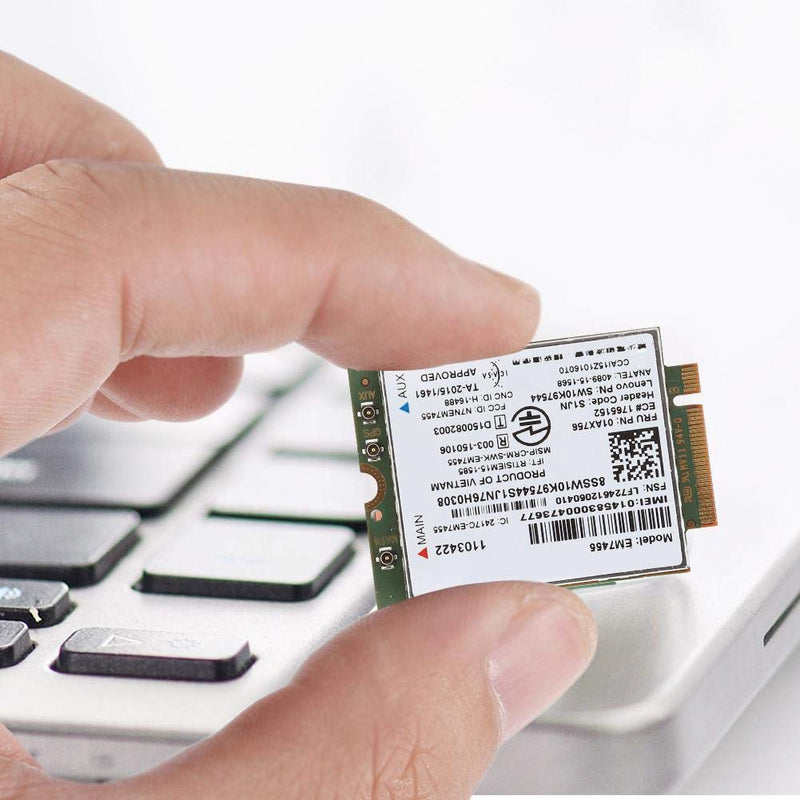 EM7455 Network Card, for ThinkPad T460 T460p T460s Wireless Network Card 4G LTE Module 300 Mbps NGFF/M2 Card for Notebook, Tablet and Ultrabook etc