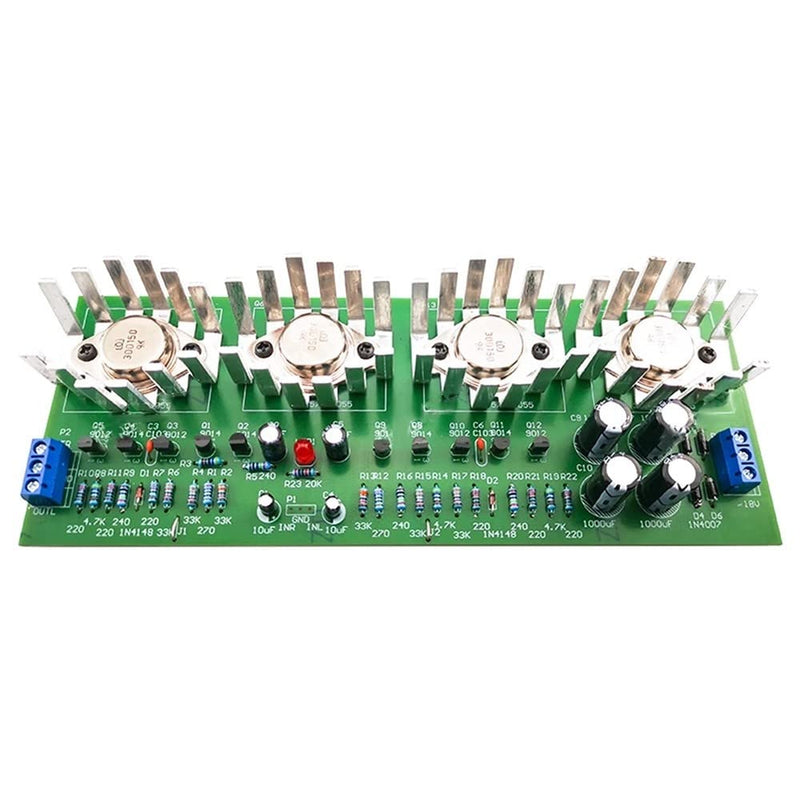 OCL amplifier boards soldering set, TJ-56-4 high performance OCL amplifier board module, 100W two-channel stereo sound electronics experiment DIY kit