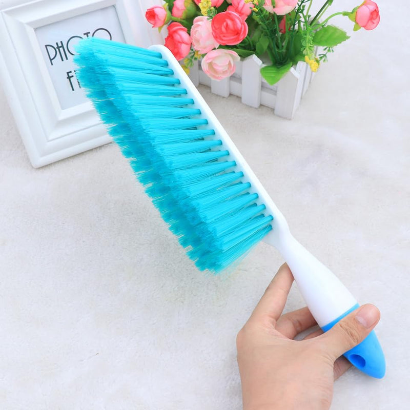 STOBAZA Anti-Slip Dust Removal Brush with Soft Bristles for Upholstery Sofa Bed Sheets and Carpet Cleaning Lightweight Ergonomic Handle for Home and Car Use