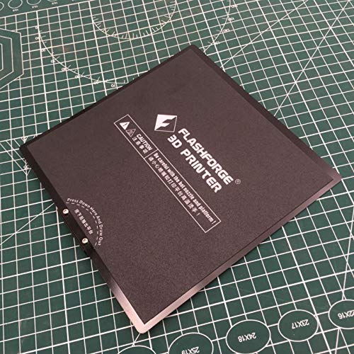 Flexible Build Plate Replacement Removable Magnetic 3D Printer Build Surface Heated Bed Cover Print Bed Compatible with FlashForge Adventurer 3 3D Printer,170X170MM