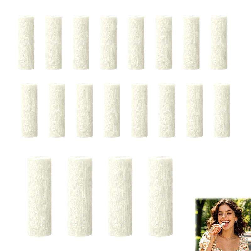 Pack of 20 Aligner Chewies, Orthodontic Chews Reusable | Invisible, colour: white, aid insert, material safe, portable, comfortable, soft, hygienic, cleanable