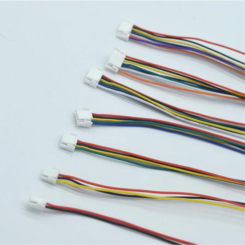 580Pcs JST GH 1.25mm Connector Kit,2/3/4/5/6/7/8/10 Pin Housing Connectors,1.25mm Pitch JST Adapter,GH 1.25mm Plug Terminal set for 3D printer、Flight Controller