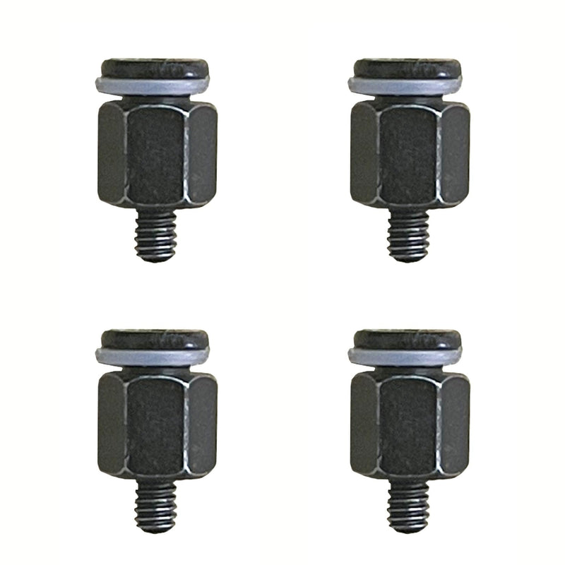 M.2 Screw Kit for ASUS Motherboard, Replacement M.2 SSD Mounting Screws with Standoffs, Screwdriver, 4 Sets Black, Compatible with NVMe NGFF SSD for Desktop PC