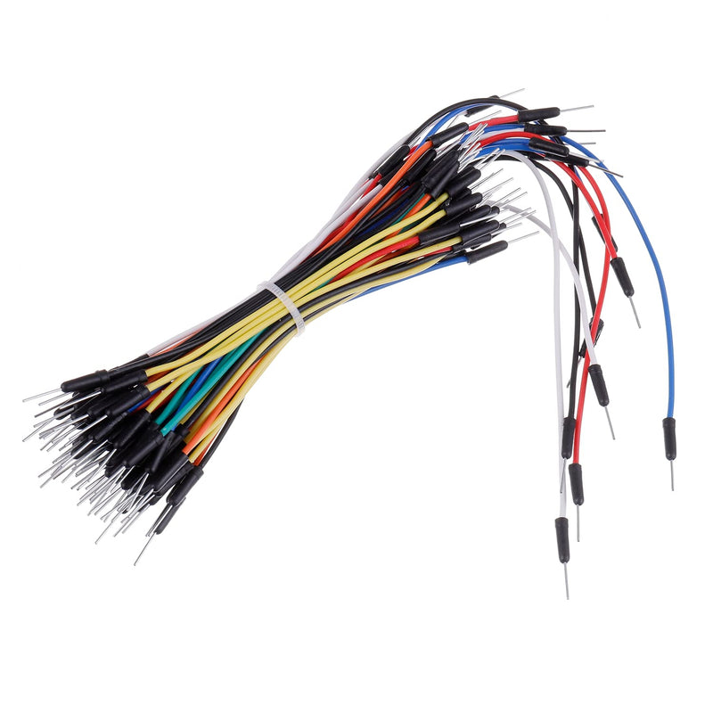 BOJACK Breadboard Kit Solderless Breadboard 2 Pcs 830 Points Breadboard ＆ 2 Pcs 400 Points Breadboard ＆ 126 Pcs Flexible Breadboard Jumper Wires (3 Values 130 Pieces)