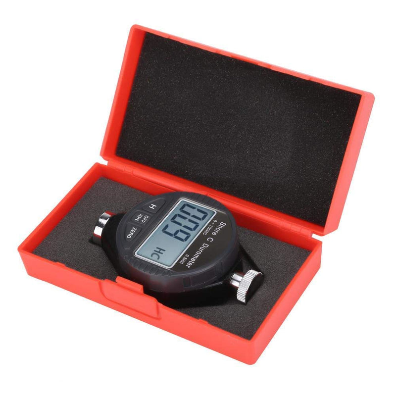 Digital Shore Hardness Tester 100HD C Durometer LCD Display Meter Silicone Tire Rubber Foam (Type C), other measuring tools