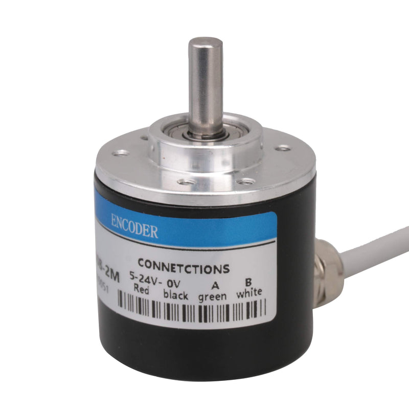 BQLZR 6mm Shaft 100P/R Incremental Rotary Encoder for NPN Open Collector Output Type