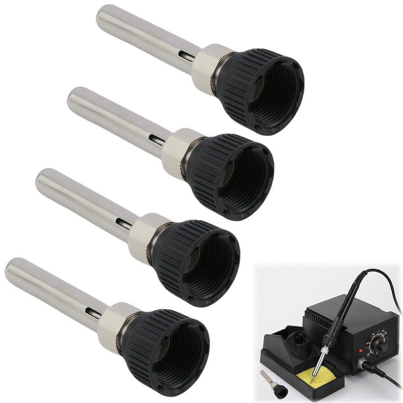 4 Pieces Immersion Sleeve 1/2 Inch Thread, Stainless Steel Protection Tube for Temperature Sensors, 67 mm Length, 6 mm Inner Diameter, 8 mm Outer Diameter Thermowell for Sensors in Solar, Water, Industrial