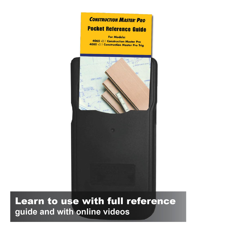 Calculated Industries 4080 Construction Master Pro Trig Advanced Construction Math Feet-Inch-Fraction Calculator with Full Trig Function for Architects, Engineers, Contractors, Estimators and Framers