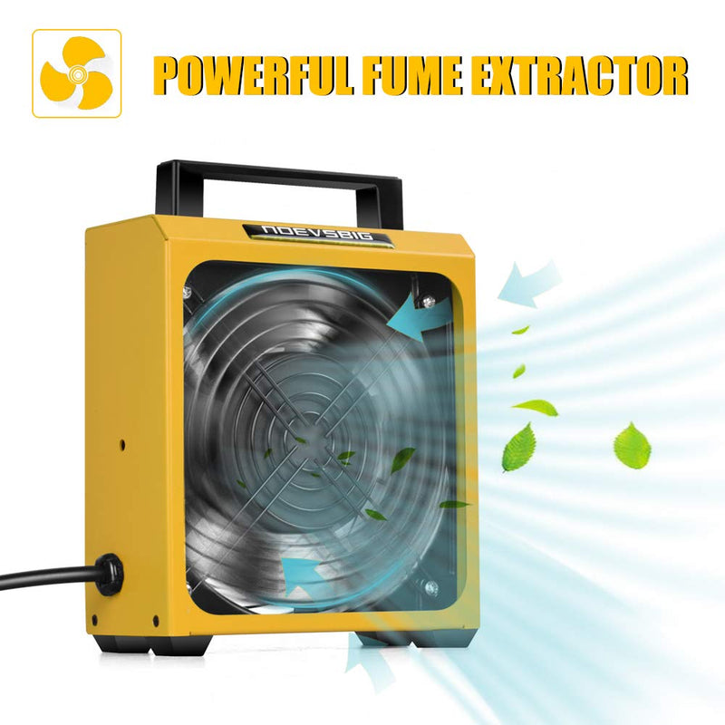 Soldering smoke absorber, smoke prevention absorber remover extractor smoke protection absorber DIY work fan for soldering soldering station absorber soldering station