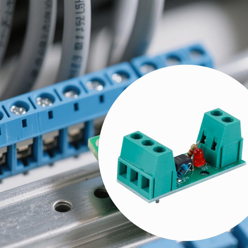 2 PCS Optical Isolator Module, Optocoupler 3V-5V12V/24V, 5KHz 1-Channel Insulated Current Transformer Board PC817 EL817 PLC Processors