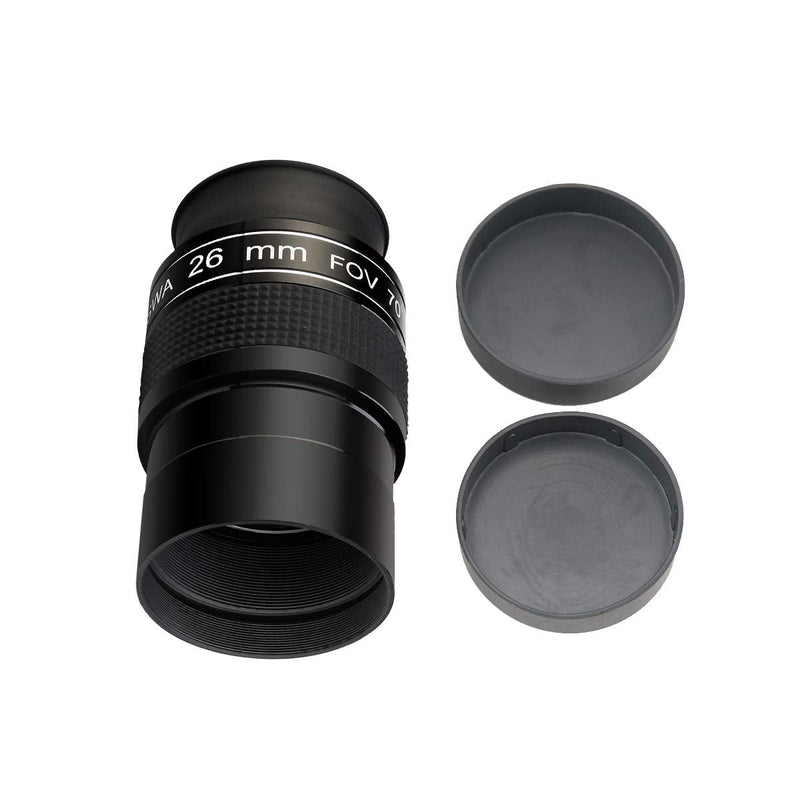 SVBONY SV154 Telescope Eyepiece 2 inch Super Wide Angle Eyepiece 70 Degree 26mm Telescope Accessory SWA Eyepiece for Astronomy Telescope (2 in) 2 in black
