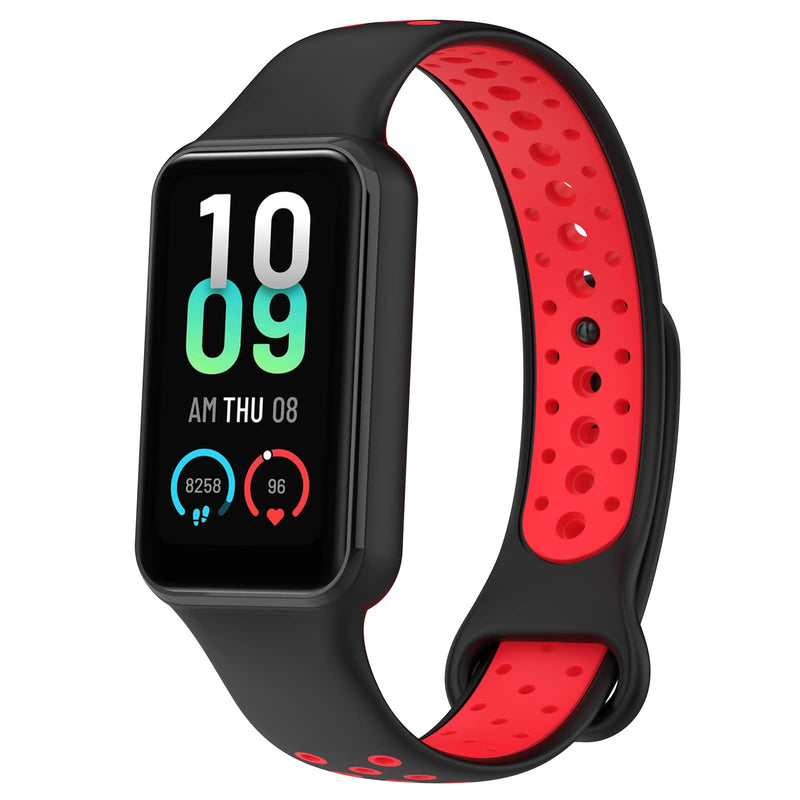 4-PACKS Compatible with Amazfit Band 7 Replacement Band,Sport Strap Soft Silicone Quick Release Wrist Bands Adjustable Wristband Smartwatch Accessory MutliColors-B
