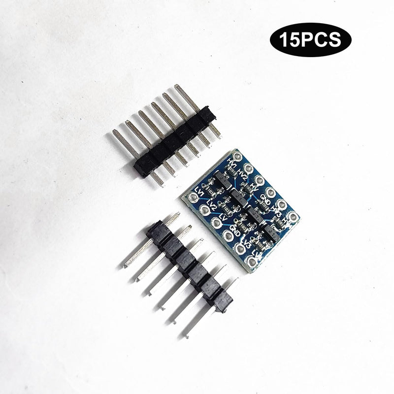 Level converter, level shifter, 15 pieces 4-channel level converter, bi directional level shifter, level shifter 3V 5V, level shifter 3V, level converter 5V, converter 4 channel level converter 3V to 5V