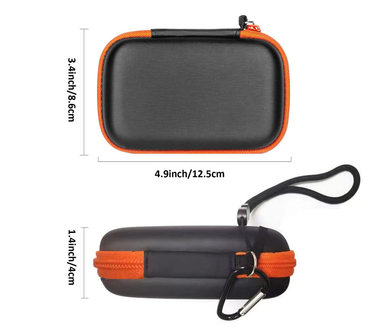 (Only Case) 510 thread charger Storage Case, Carrying Battery Bag Pen case Small Travel case, Organizer Pouch with Carabiner, for Battery pen style Pods-pen thread Battery Case (Bag+Cable) Bag+Cable