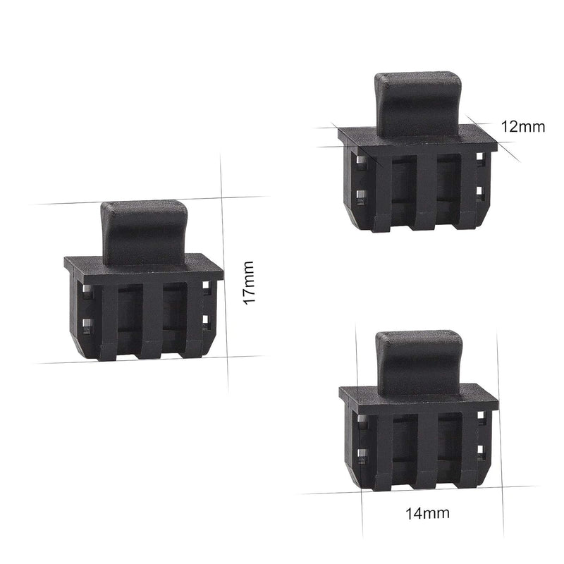 ipolex SFP SFP+ Dust Covers, Fiber Optic Dust Caps/Port Protector, Anti-Dust Cap/Plugs for SFP SFP+ Transceiver Module/Switch/Network Cards/Router/Media Converters/Hubs, PVC, 50 Pcs