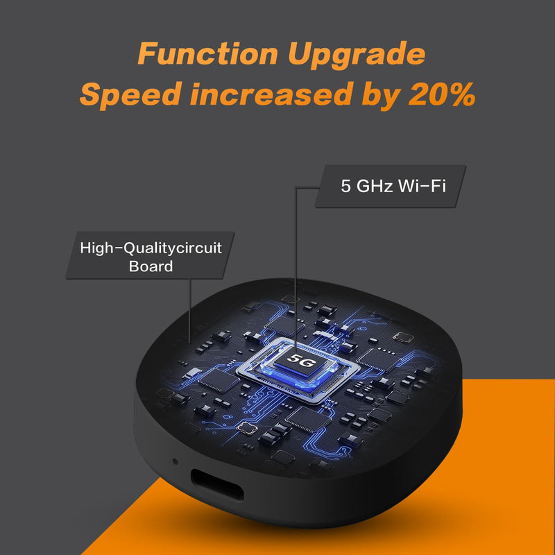 KALOS Android Auto Wireless Adapter,Convert Factory Wired Android Auto to Wireless, Mini Android Auto Dongle, Instant Connection,Plug & Play, Auto-Connect,Compatible with Android 11+ & Cars from 2015