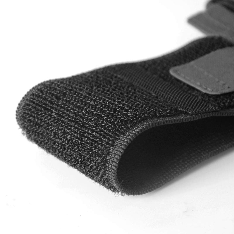 BoxWave Holster Compatible with Sony NWZ-E380 - ActiveStretch Sport Armband, Adjustable Armband for Workout and Running - Jet Black