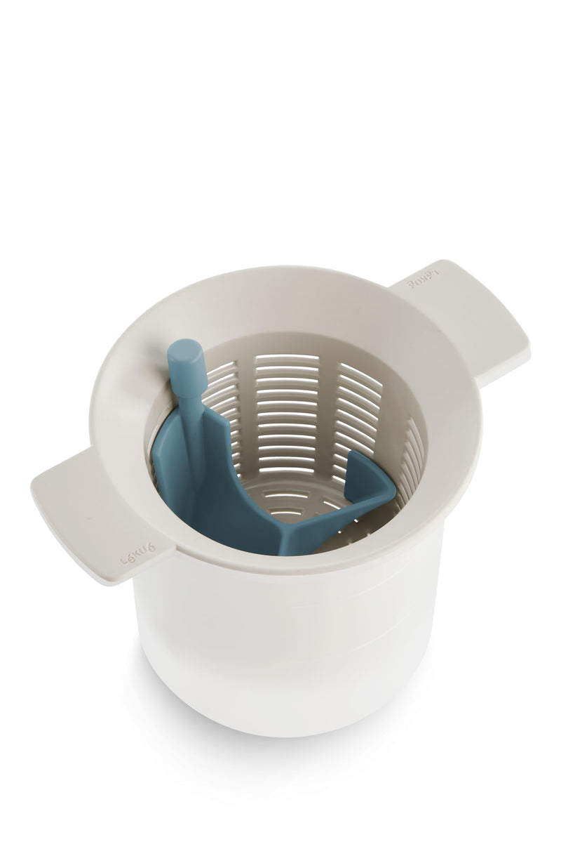 Lékué Kefir & Yogurt Maker | All-In-One Kit - Heat the Milk, Ferment, Filter & Preserve with No Electricity Needed | Easy to Use with Recipes Included like Matcha Yogurt | Healthy Natural Probiotics