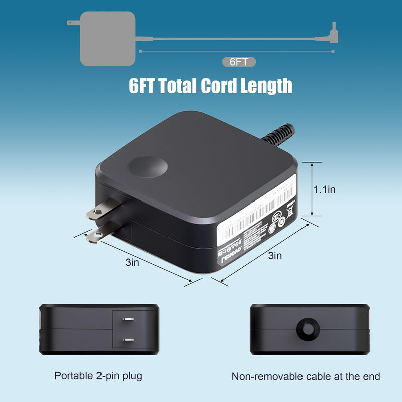 65W 45W Charger Fit for Lenovo V14 V15 V17 G2 G3 G4 Flex 4 5 1470 1570 IdeaPad 3 5 310 315 320 330 330S S340 510 520 320-15ABR 330-15IGM S340-15IWL ADLX65CLGU2A Laptop Power Supply AC Adapter