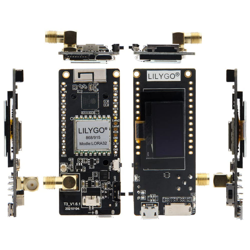 LILYGO LoRa32 915Mhz ESP32 Development Board OLED 0.96 Inch SD Card BLE WiFi TTGO Paxcounter Module