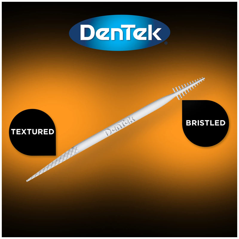 DenTek Deep Clean Bristle Picks | Removes Food & Plaque | 100 Count | Pack of 24 100 Count (Pack of 24)