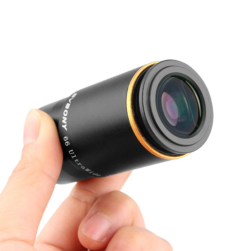 SVBONY Telescope Eyepiece Fully Mutil Coated 1.25 inches Telescope Accessories Set 66 Degree Ultra Wide Angle HD 9mm for Astronomy Telescope