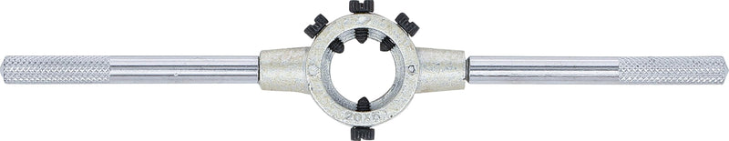 BGS 940 Die Holder 20 x 5 mm # 1 | Steel handles can be unscrewed | handle width 195 mm | zinc die-cast retaining head | 4 tension screws