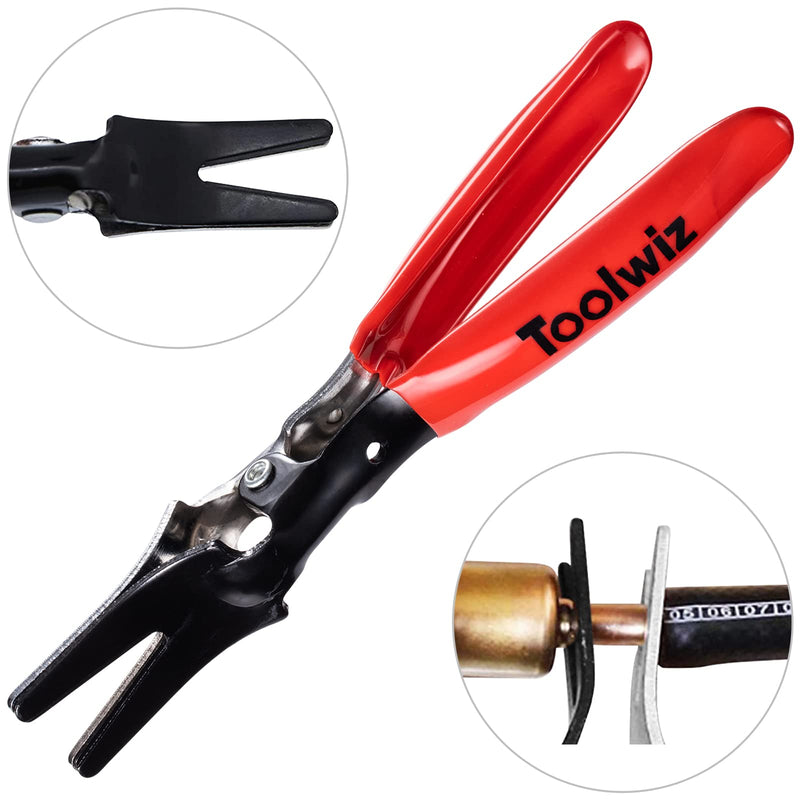 Toolwiz Automobile Hose Removal Pliers, Auto Fuel, and Vacuum Line Tube Hose Remover Pliers, Separator Pliers Pipe Repairing Tool, Hose Remover for Marine, Oil, Water Hoses