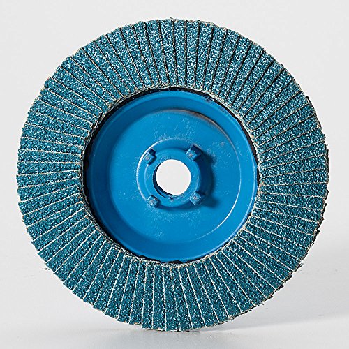 Mercer Industries 342T060-4-1/2" x 5/8"-11 Type 29 Zirconia Standard Density Trimmable FlapDiscs, Grit 60 (10 Pack) Type 29, Standard Density