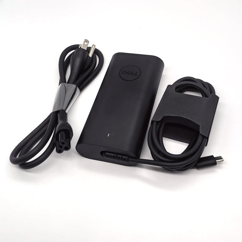Dell 100W Laptop Charger USB C Type C GAN AC Adapter, XPS 14 9440 AC Charger, Latitude 9440 AC Adapter, Black, DA100PM220