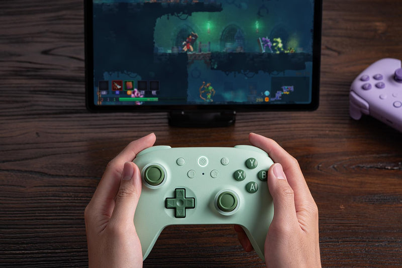8Bitdo Ultimate 2C Wireless Controller for Windows PC and Android, with 1000 Hz Polling Rate, Hall Effect Joysticks and Triggers, and Remappable L4/R4 Bumpers (Green) Green