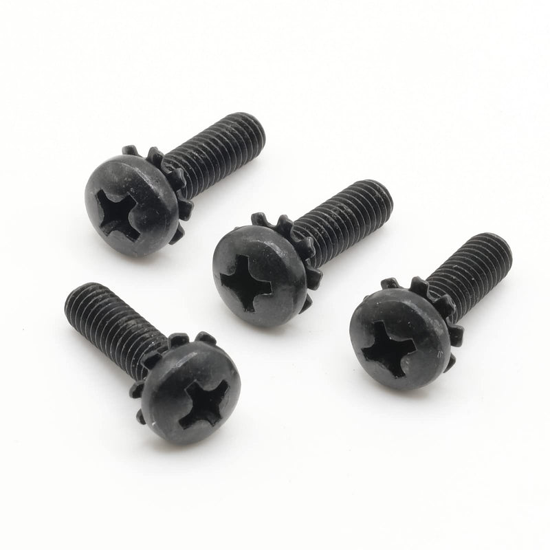 ReplacementScrews M4 14mm Screws Compatible with Many LG TV Stands - Set of 4