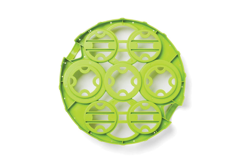 Farm to Table Dual Canning Rack, Nylon, Quart or Pint Sizes 11.5 x 11.5 x 2
