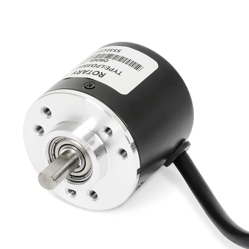 Signswise 600p/r Incremental Rotary Encoder DC5-24V Wide Voltage Power Supply 6mm Shaft | 600 pulses/revolution, wide voltage range, 6mm shaft, versatile for machines & controllers