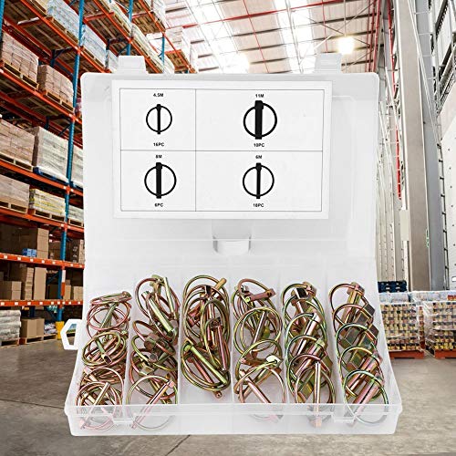 50pcs Trailer Gate Pin, Cotter Pins Heavy Duty, Gorilla Cart Parts, Suitable for Effortlessly Securing Trailers and Equipment
