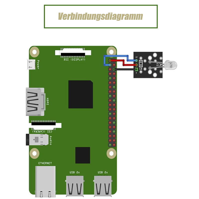 GERUI KY-005 3-Pin IR Transmitter Emission Sensor Module for Arduino and Raspberry Pi Pack of 12