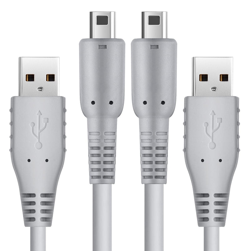 3DS Charger Cable - 4.9FT OEM Original Replacement Power Charging Cord for New 3DS XL New 3DS 3DS XL New 2DS XL New 2DS 2DS XL 2DS DSi DSi XL (Bulk Packaging) (2) 2