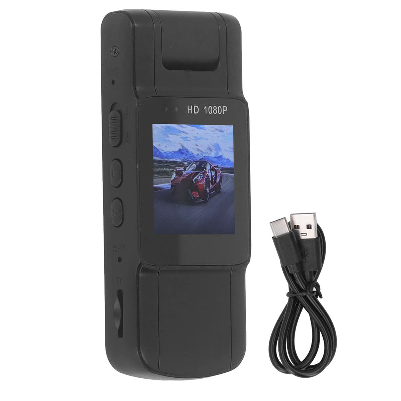 1080P Video Recording Camera with Motion Detection, Mini Wearable Camera, Wearable Body Cam Mini Body Camera Supports 14 Languages for Meeting