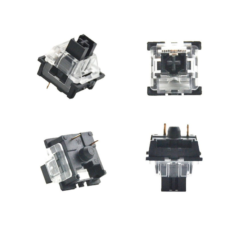 OUTEMU Black/Red/Brown Switch 3 Pin Keyswitch DIY Replaceable Switches for Mechanical Gaming Keyboard (30 PCS)