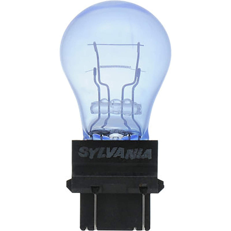 SYLVANIA - 3057 SilverStar Mini Bulb - Brighter and Whiter Light, Ideal for Daytime Running Lights (DRL) and Back-Up/Reverse Lights (Contains 2 Bulbs)