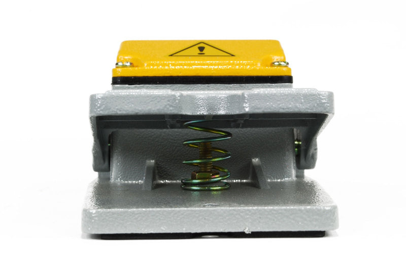 TEMCo Heavy Duty Foot Switch CN0003 - Cast Aluminum Foot Switch 15A SPDT Electric Pedal Momentary 5 Year Warranty
