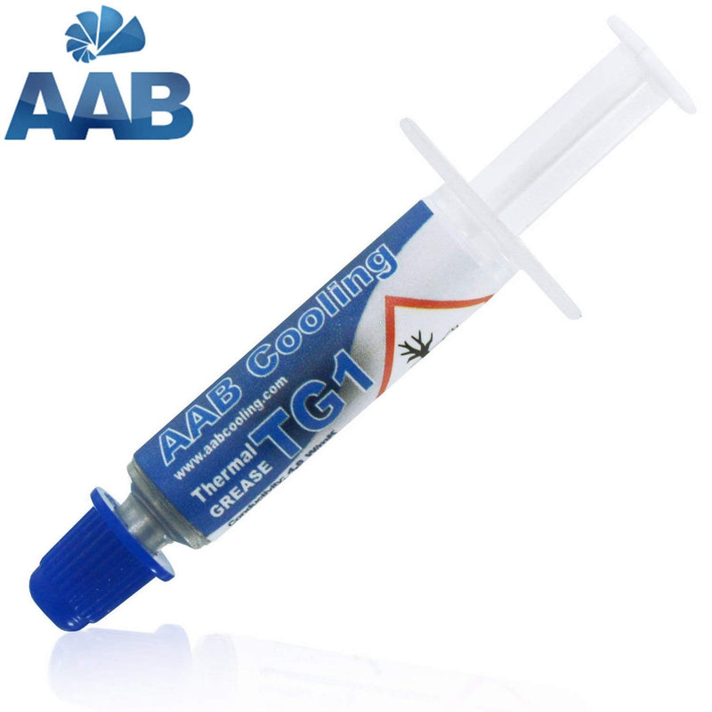 AABCOOLING Thermal Grease 1-0.5g - 4.8W/mK, thermal paste silver for CPU PC cooler fan processor, laptop cooler, water cooling, paste