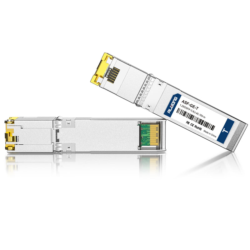 1 PC 1000BASE-T SFP Transceiver, 1.25G SFP to RJ45 Copper Module for Cisco GLC-T/SFP-GE-T/GLC-TE, Ubiquiti UniFi UF-RJ45-1G, Meraki MA-SFP-1GB-TX, Mikrotik S-RJ01, Netgear, D/TP-Link etc 1Gb SFP RJ45, 100m
