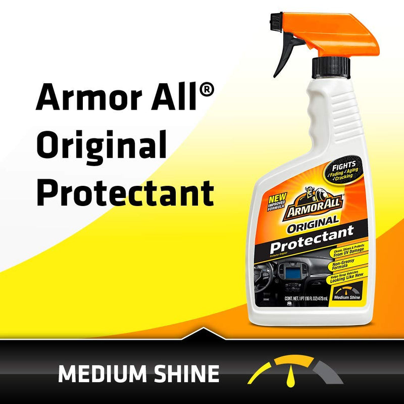 Armor All Original Protectant Spray, Car Interior Cleaner with UV Protection to Fight Cracking & Fading, 8 Oz (1 Pack)