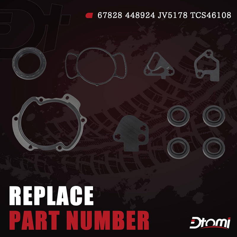 Timing Cover Gasket Set Compatible with Cadillac Buick Chevy GMC Vehicle Equinox 3.0L 2010-2012, Acadia 3.6L 2007-2016, SRX STS, 24V Replaces# TCS46108, JV5178, 448924, 67828