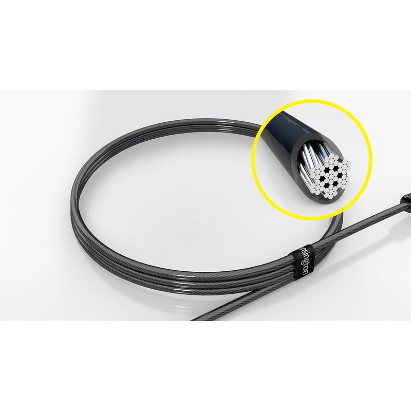 Kensington MicroSaver 2.0 Keyed Twin Cable Lock for Laptops & Other Devices (K65048WW) Twin Heads